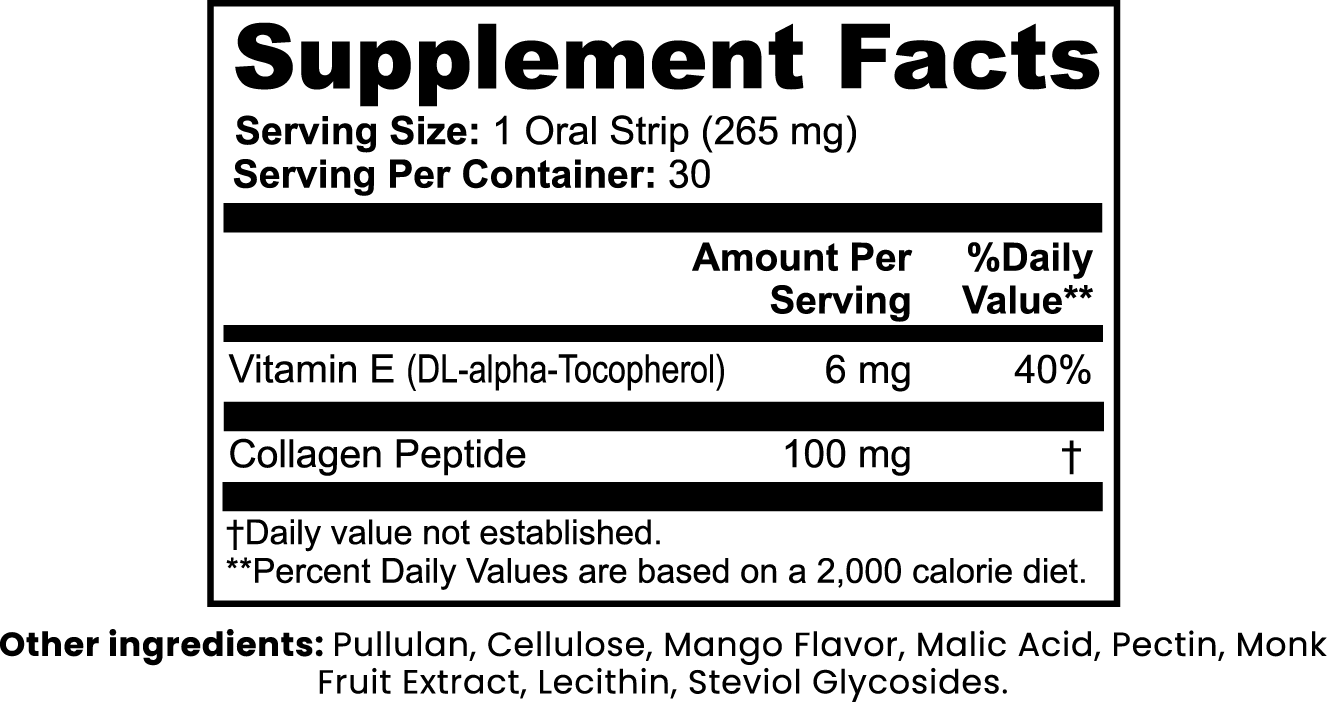 Collagen Peptide Strips